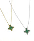 14K Gold Diamond & Emerald Star Of Bethlehem Opening Magnetic Necklace
